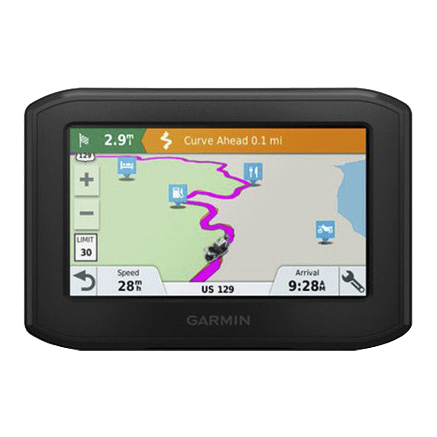 Navegador portátil para motocicleta zūmo 396 LMT-S, pantalla a color de 4,3"