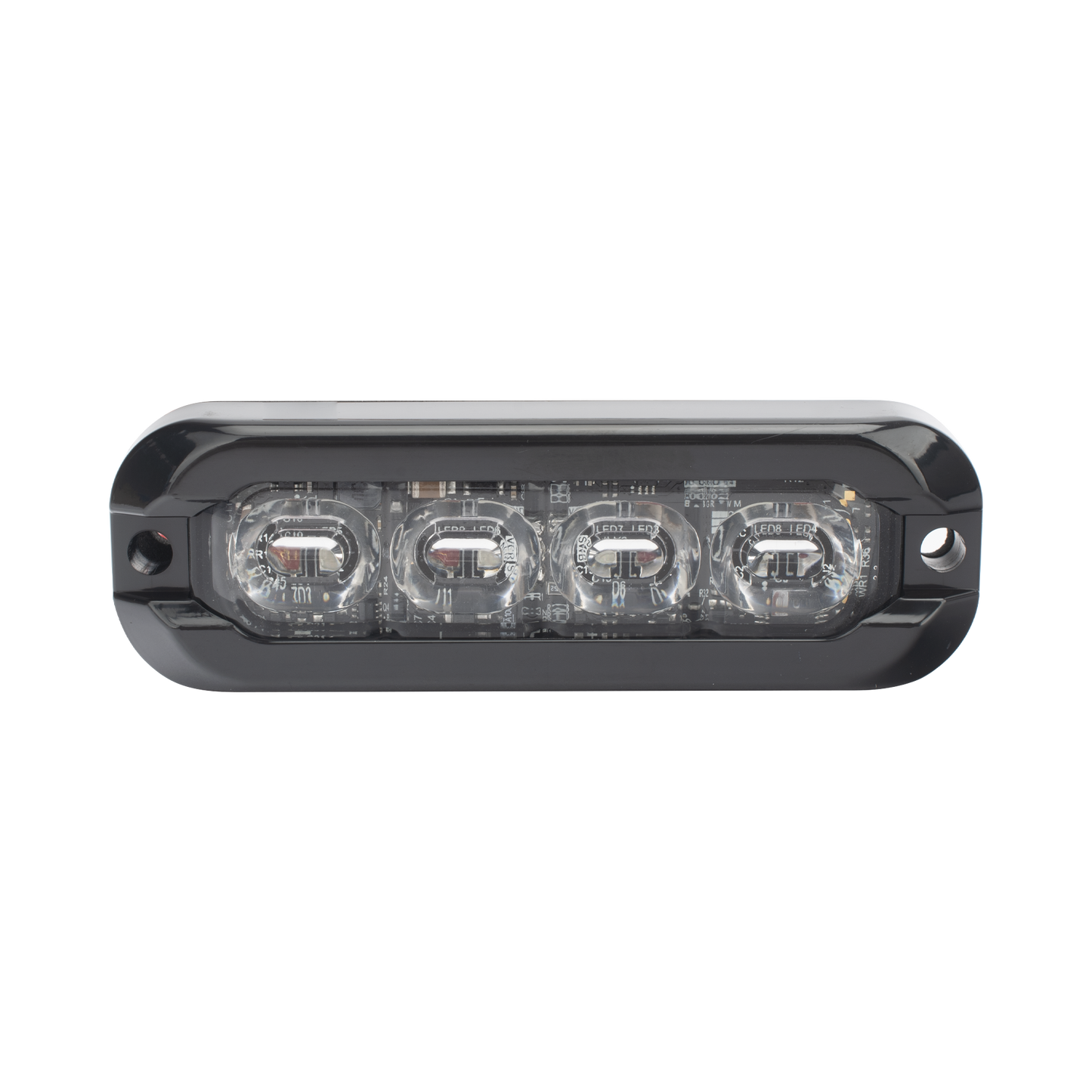 Luz perimetral , 8 LED Ultra Brillantes, Dual Color Rojo / Azul