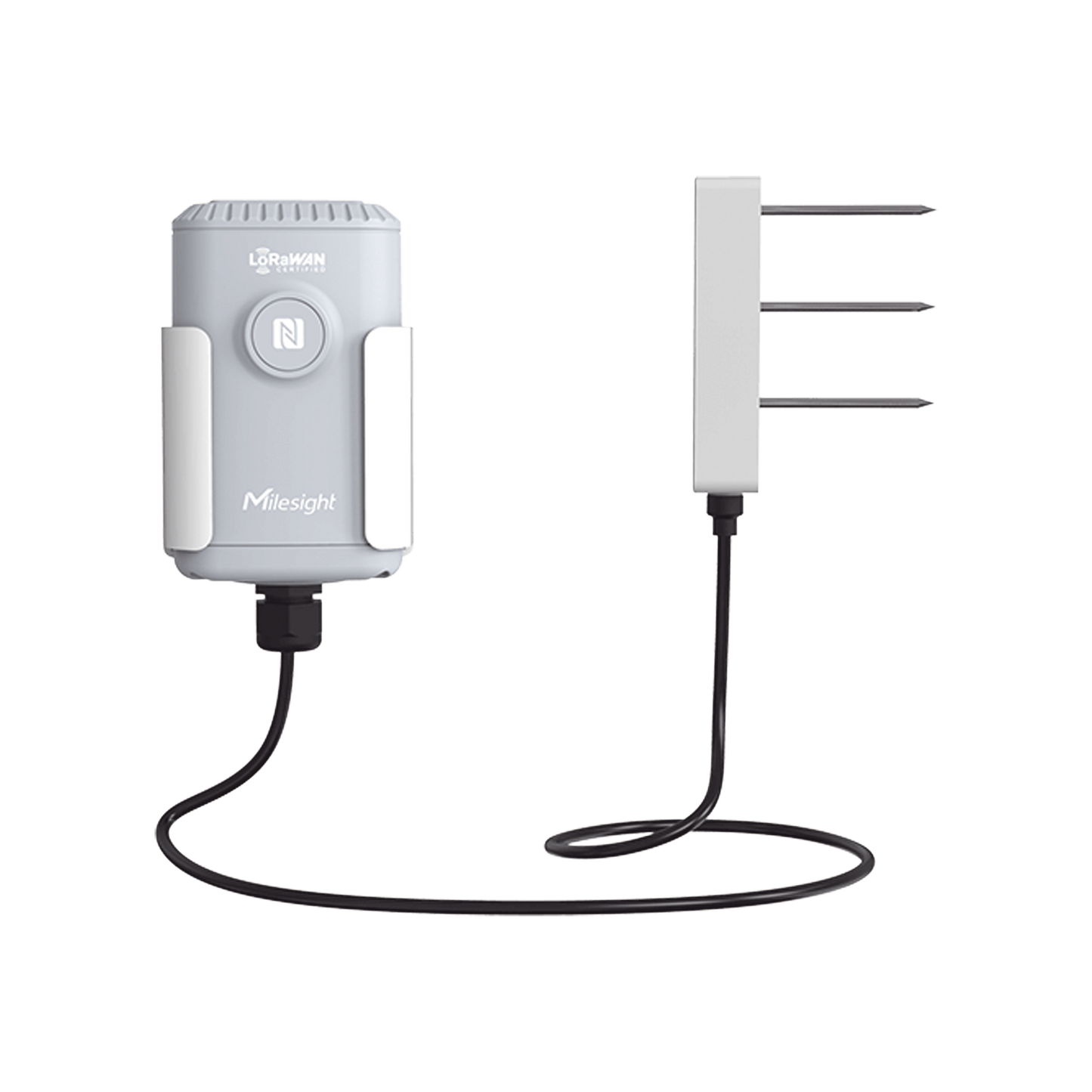 Sensor de temperatura ambiental, humedad y conductividad del suelo LoRaWAN