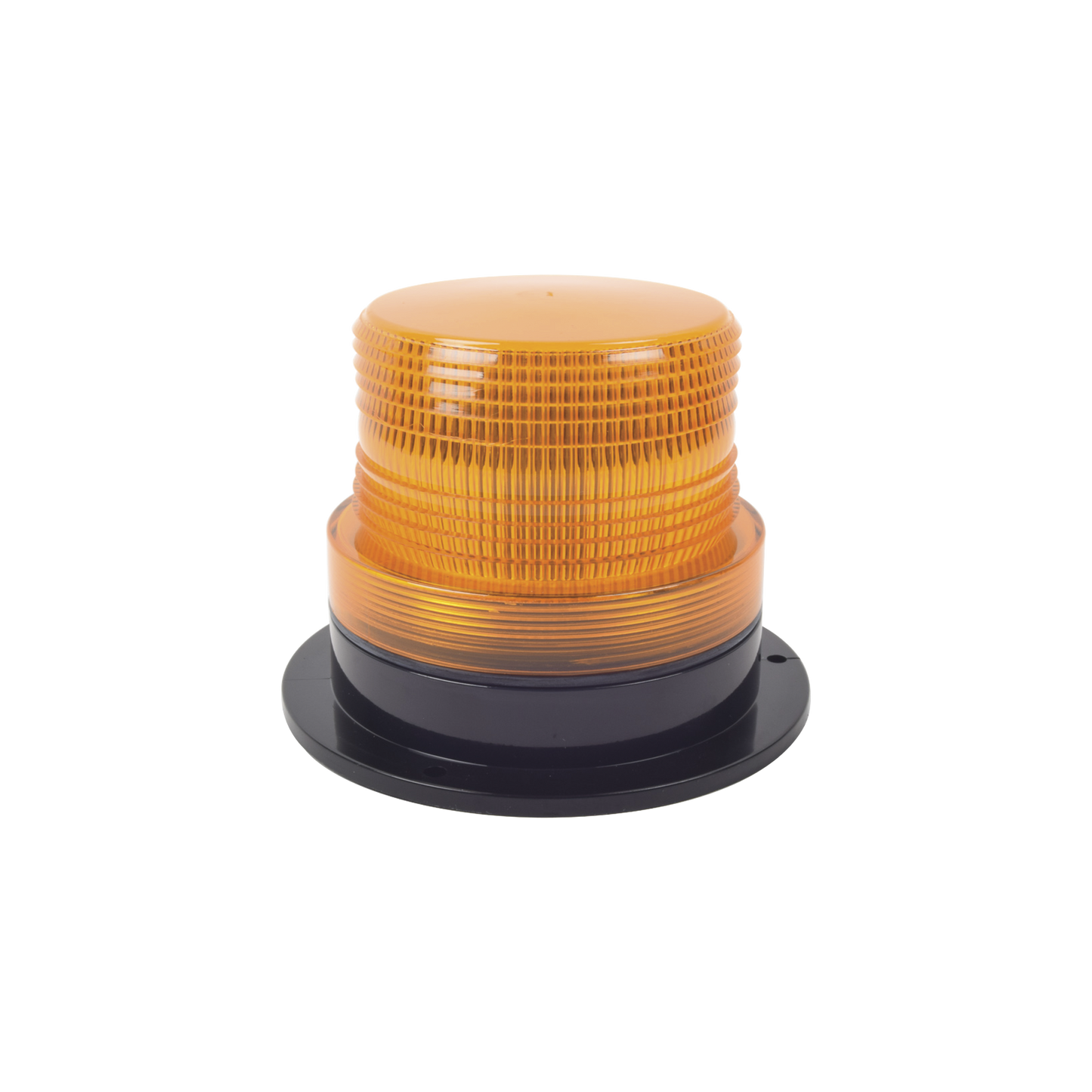 Burbuja brillante de Larga Vida Útil con 8 LEDs, color ámbar, domo ámbar, 12Vcd