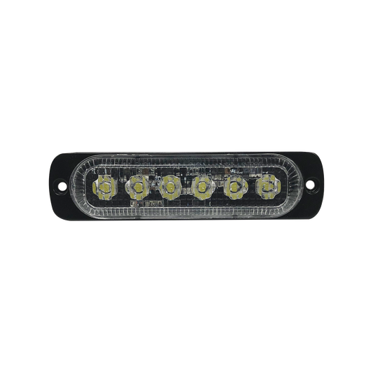 Luz direccional con 6 LEDS, color claro, 12-24 Vcc