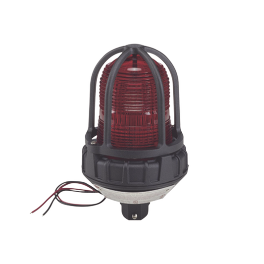 Luz estroboscópica para ubicaciónes peligrosas,  montaje tipo tubo, 240 VCA, color Rojo