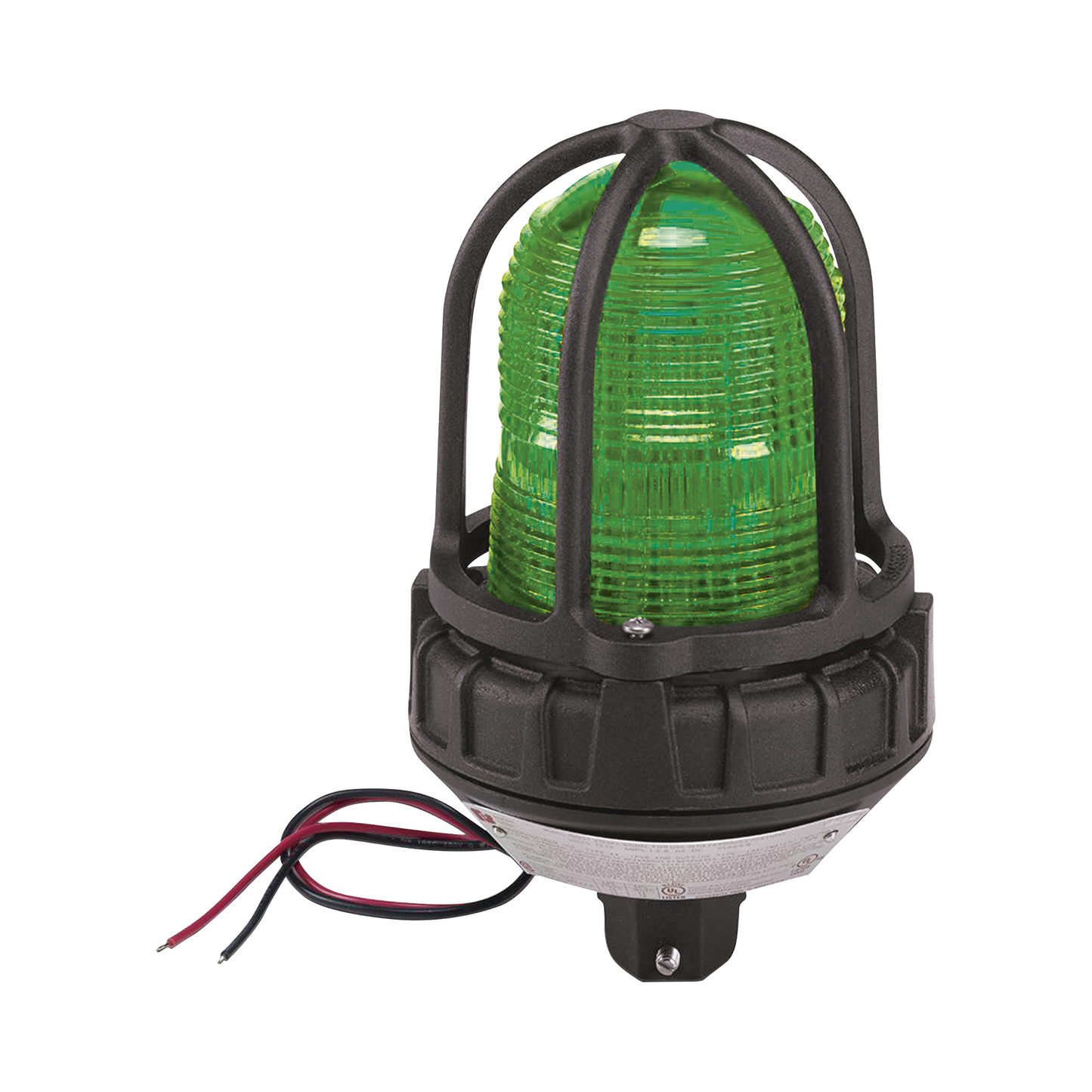 Luz de advertencia LED para ubicaciónes peligrosas, montaje tipo tubo, 24 VCD, LED color Verde