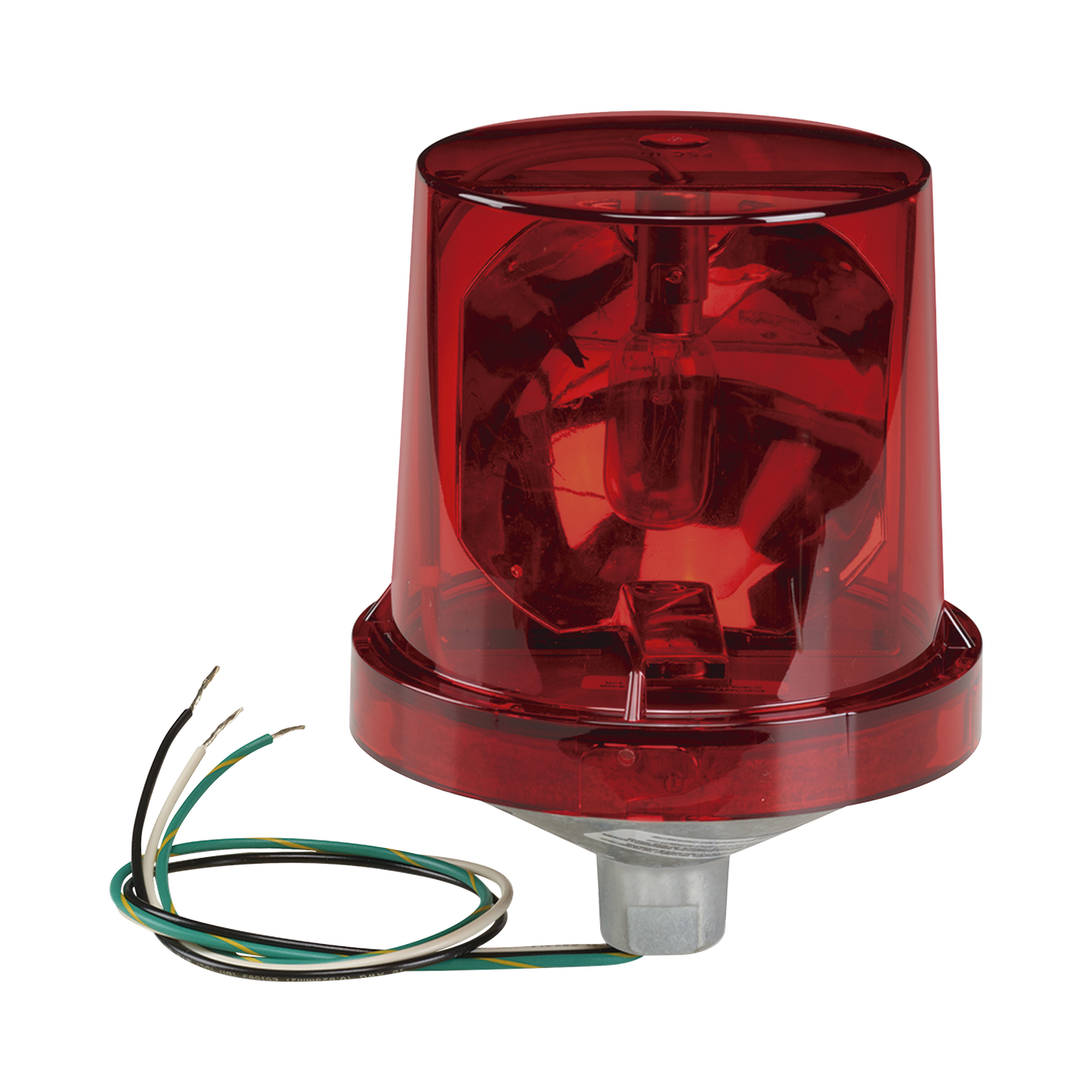 Luz de advertencia giratoria Electraray® 120 VAC color Rojo