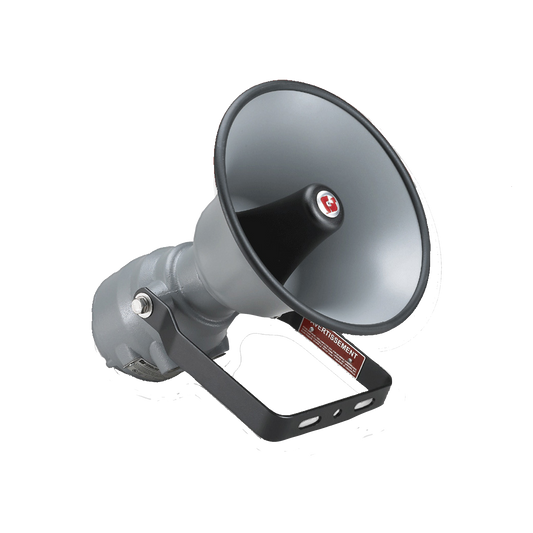 Altavoz amplificado a prueba de explosiones 302X SelecTone® Aprobado por CSFM y listado por UL y cUL para Clase I, División 1, Grupos B, C y D; Clase I, División 2, Grupo A; Clase II, División 2, Grupos F y G; Clase III 24 VCD col