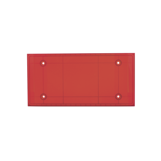 Domo Central Pequeño de reemplazo para barra de luces SP216 de la marca SignalPro, Color Rojo