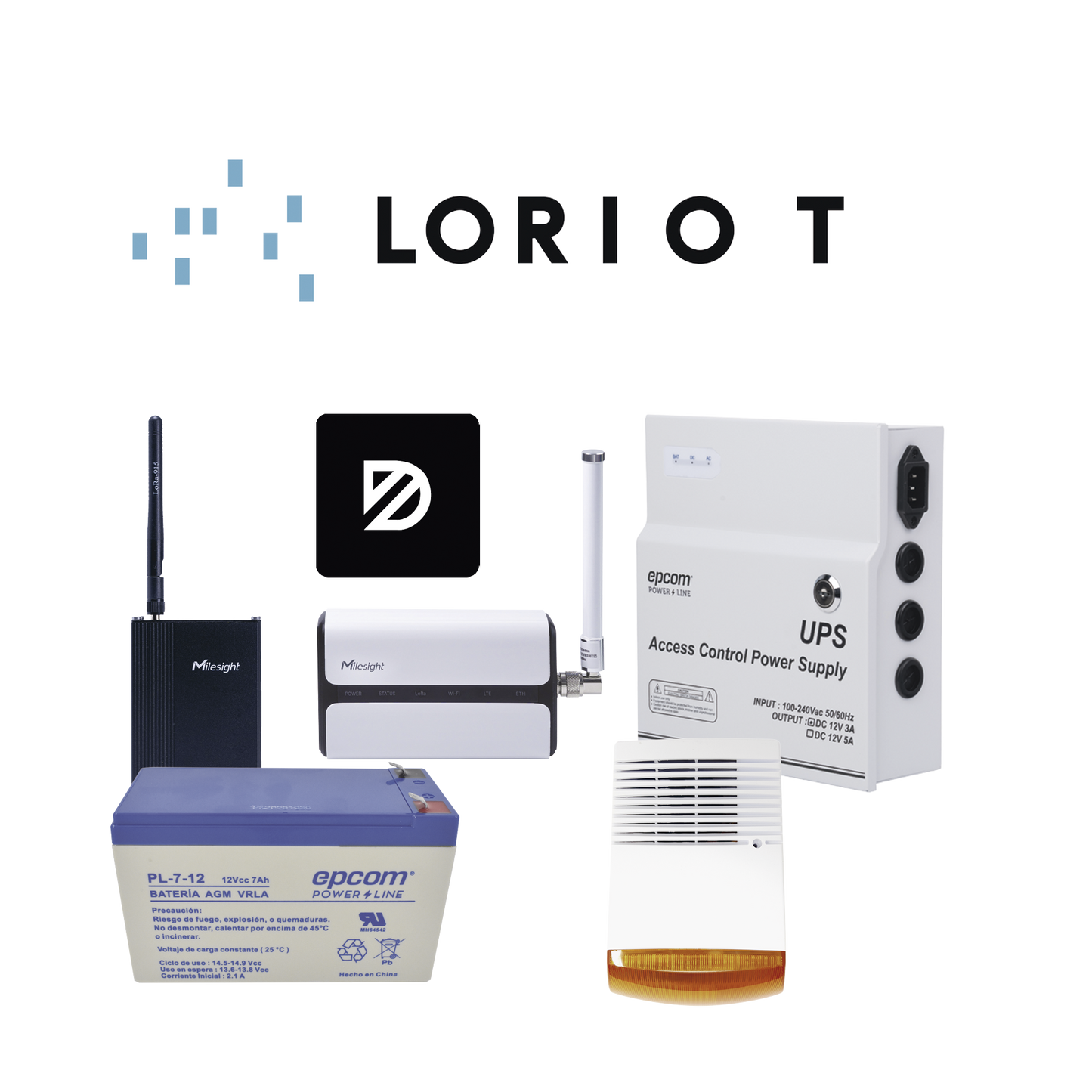 KIT INICIAL PARA ALARMA VECINAL DE LARGO ALCANCE CON LORAWAN