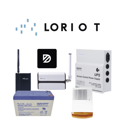 KIT INICIAL PARA ALARMA VECINAL DE LARGO ALCANCE CON LORAWAN