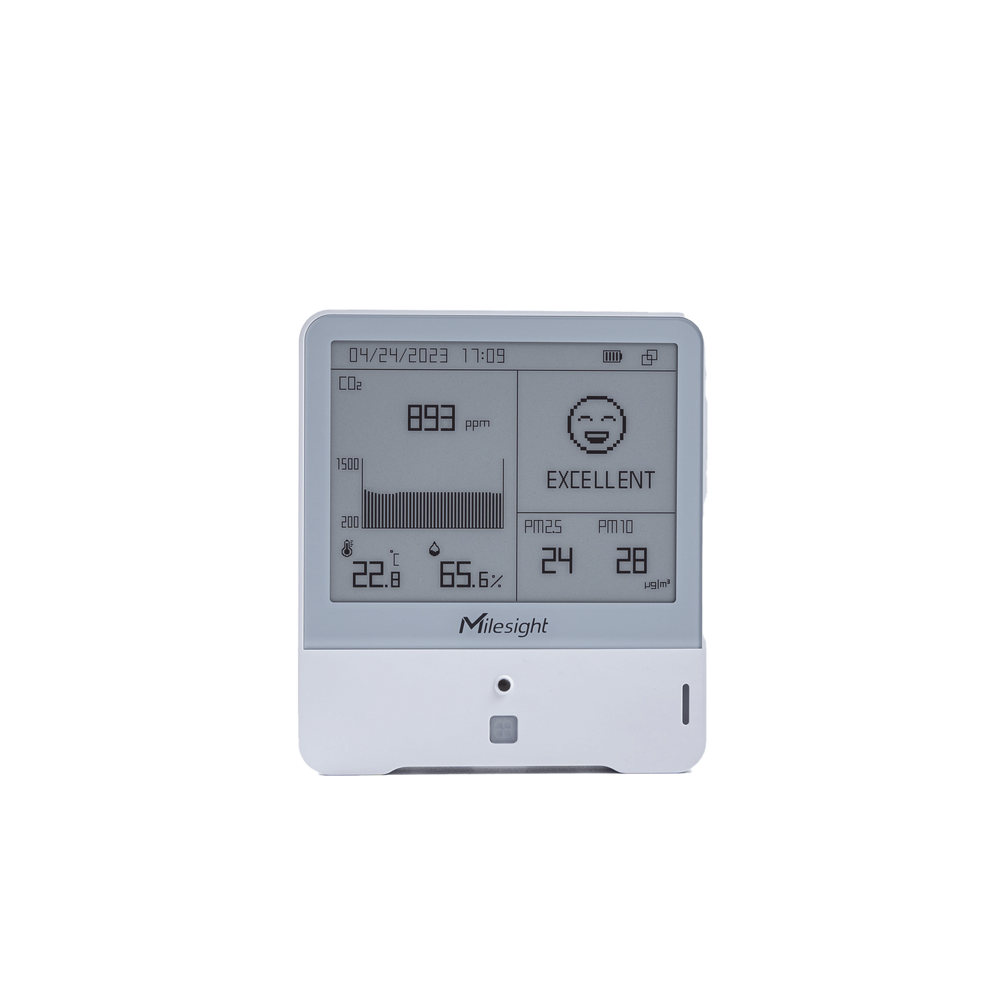 Display LoRaWAN con sensor de temperatura, humedad y calidad del aire