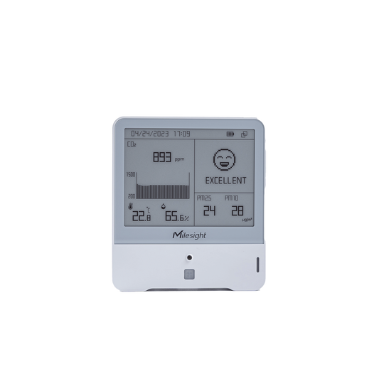 Display LoRaWAN con sensor de temperatura, humedad y calidad del aire