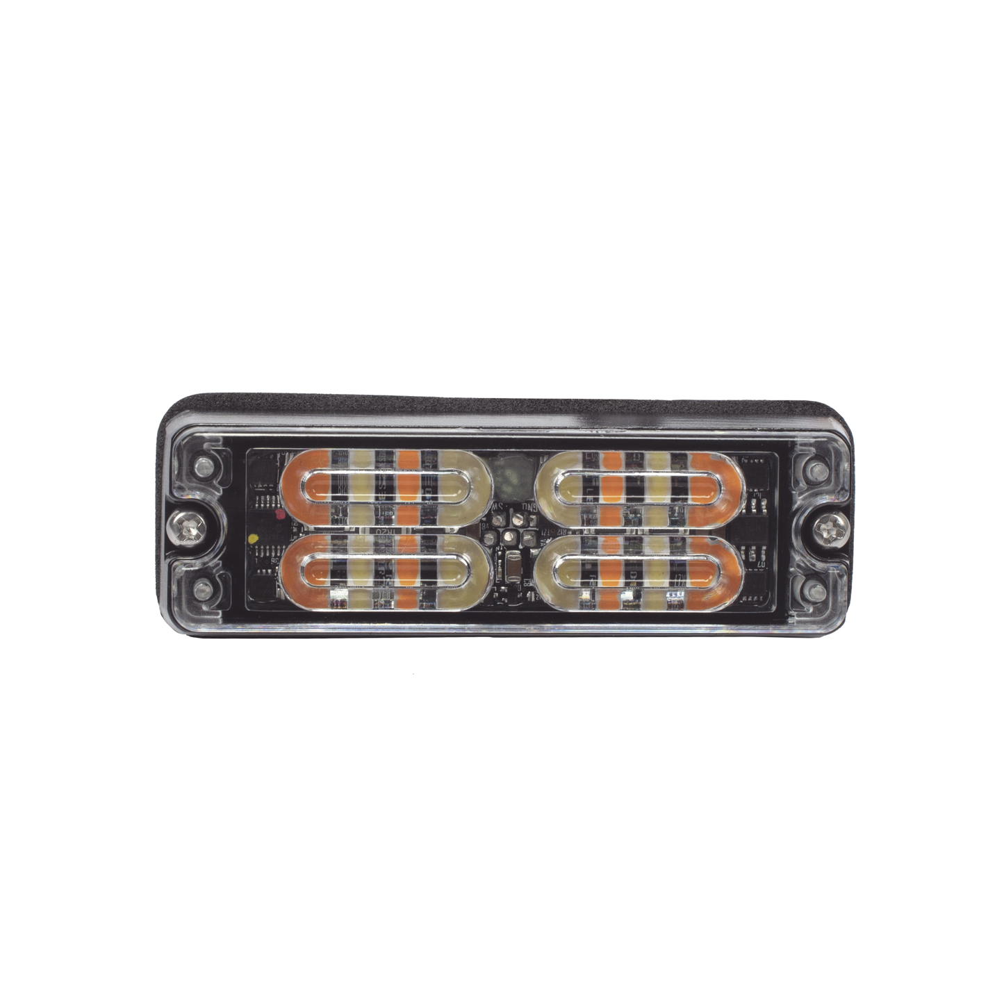 Luz Perimetral, 12 LED Ultra Brillantes, Color Ámbar / Claro