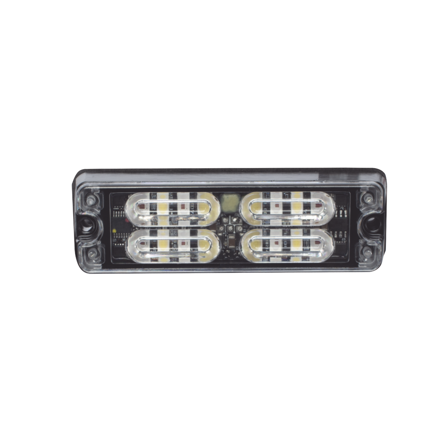 Luz Perimetral, 12 LED Ultra Brillantes, Color Rojo / Claro