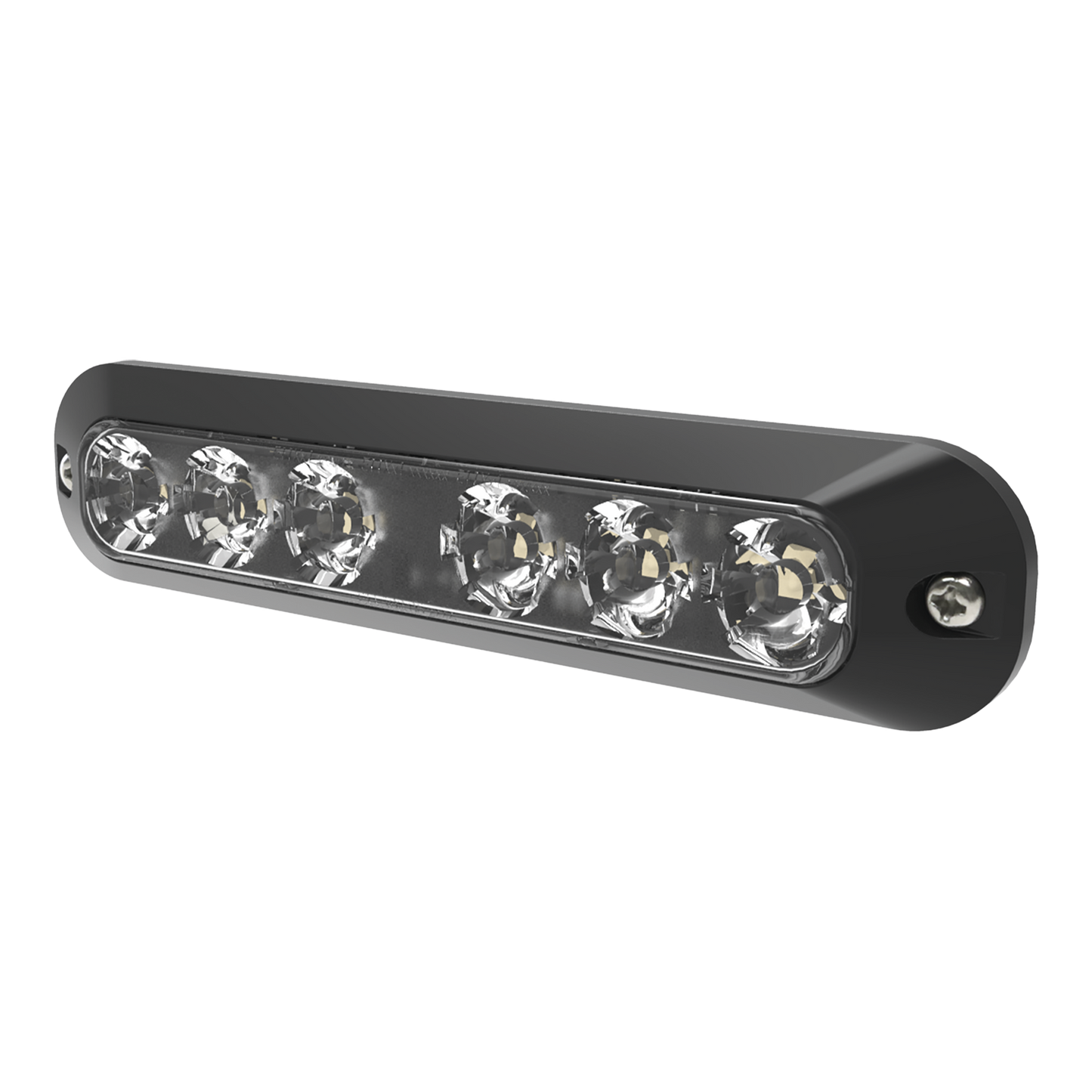 Luz Auxiliar Serie X3705, 6 LEDs Ultra Brillantes, color Rojo / Claro