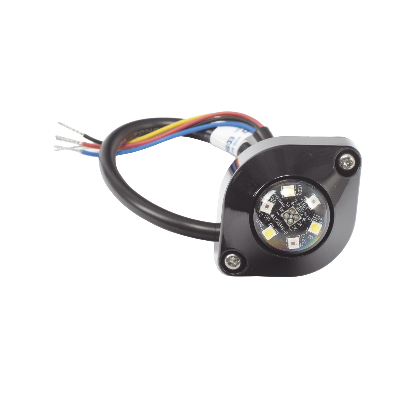 Estrobo Oculto de 6 LED color Azul Serie ED9015