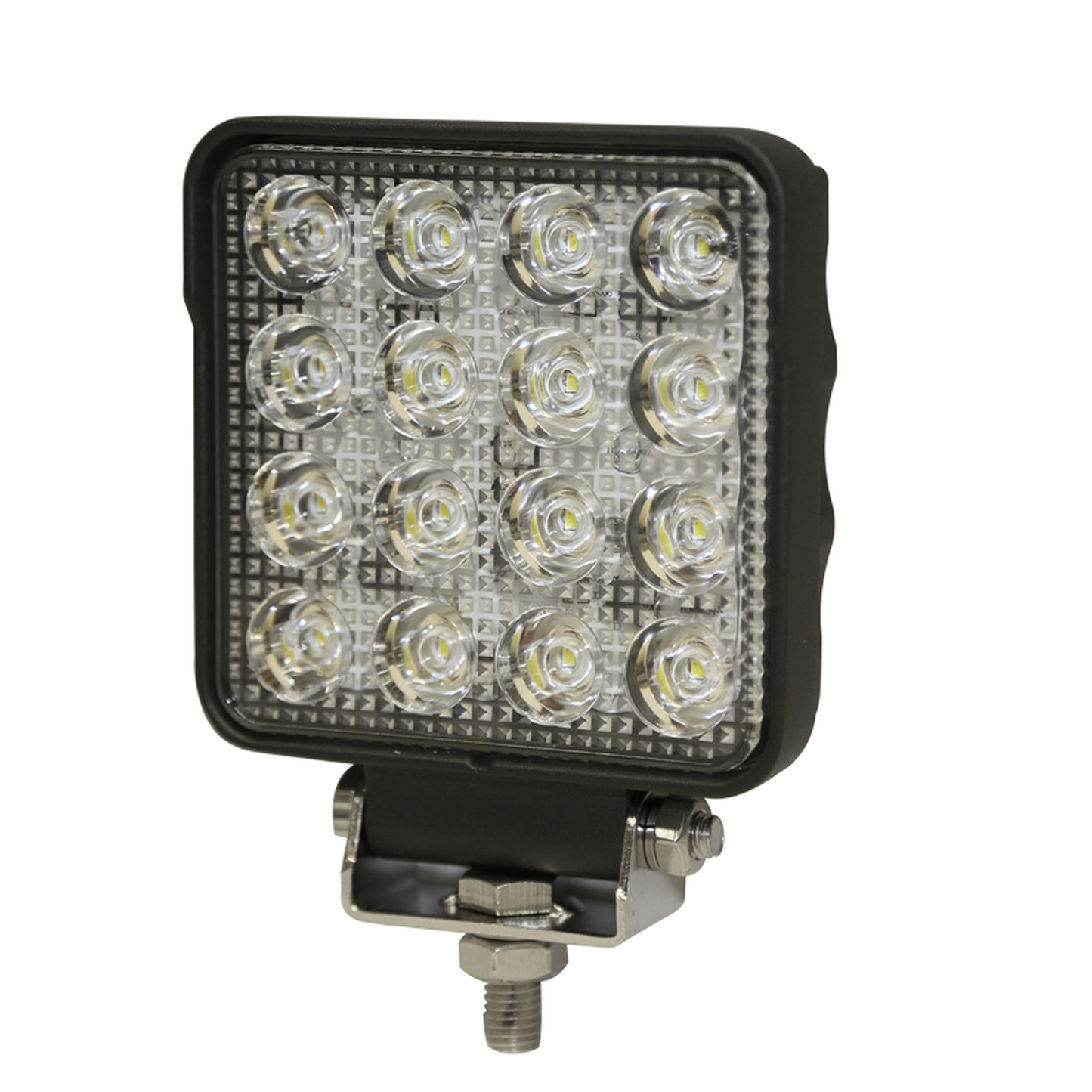 Luz de Trabajo Cuadrada Ultra Brillante, 16 led, 2400 lumenes, 12-24 Vcc