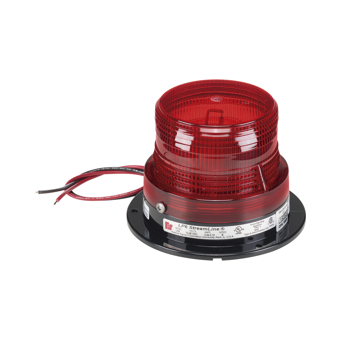 Estrobo Serie Streamline, Mini, 120 Vca, Rojo