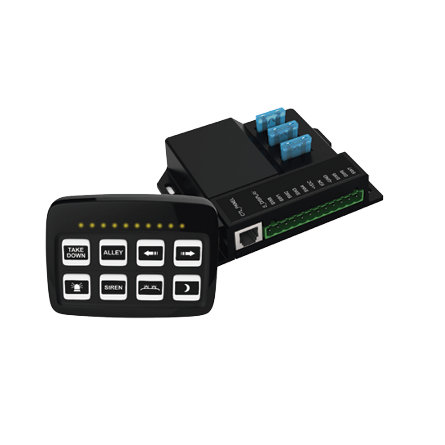 Controlador Universal de 8 interruptores, 12-24 Vcd con Montaje Fijo y de Succión