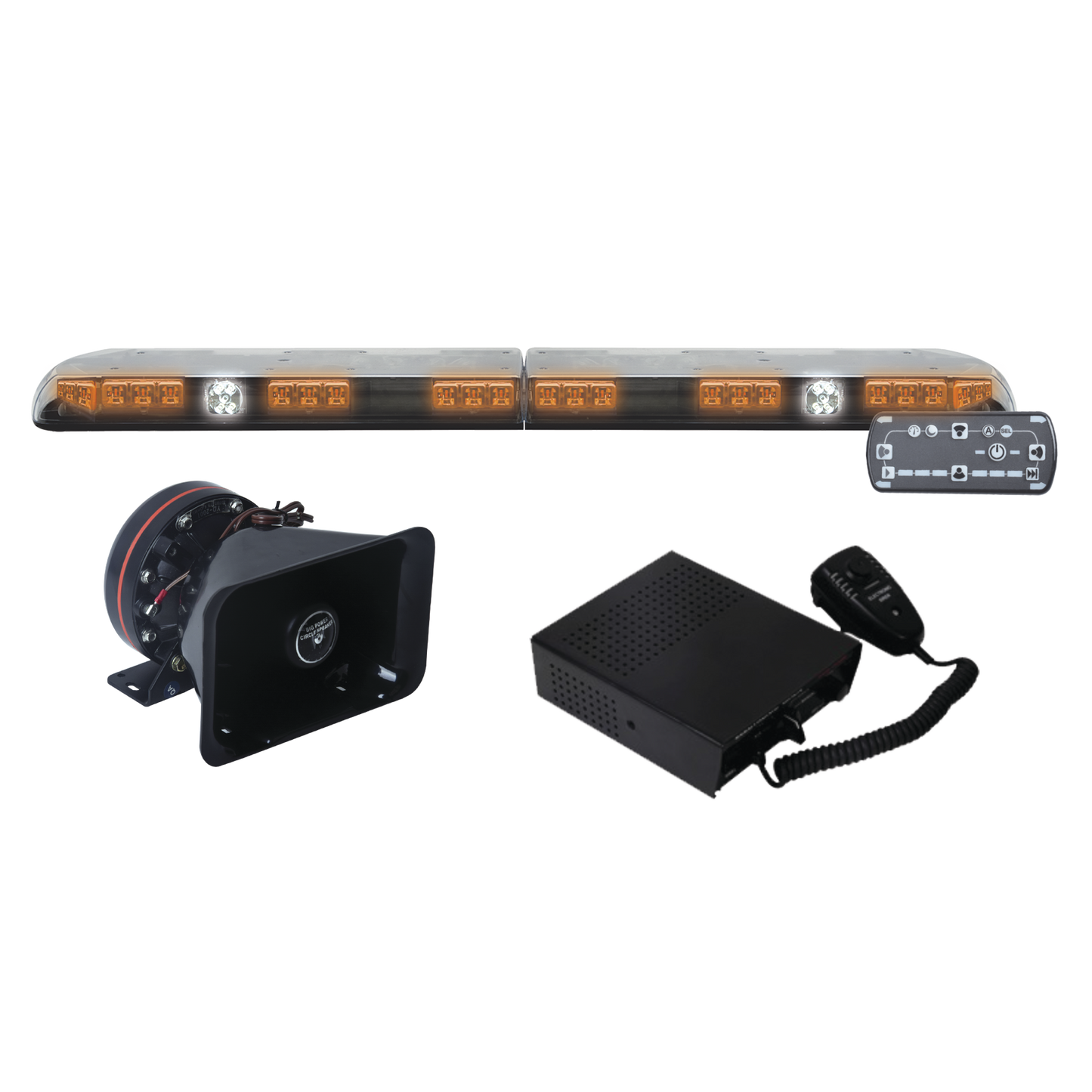 Kit para equipar unidades de construcción o seguridad privada, con barra de luces Vantage ultra brillante de 48", 64 LED de ultima generación