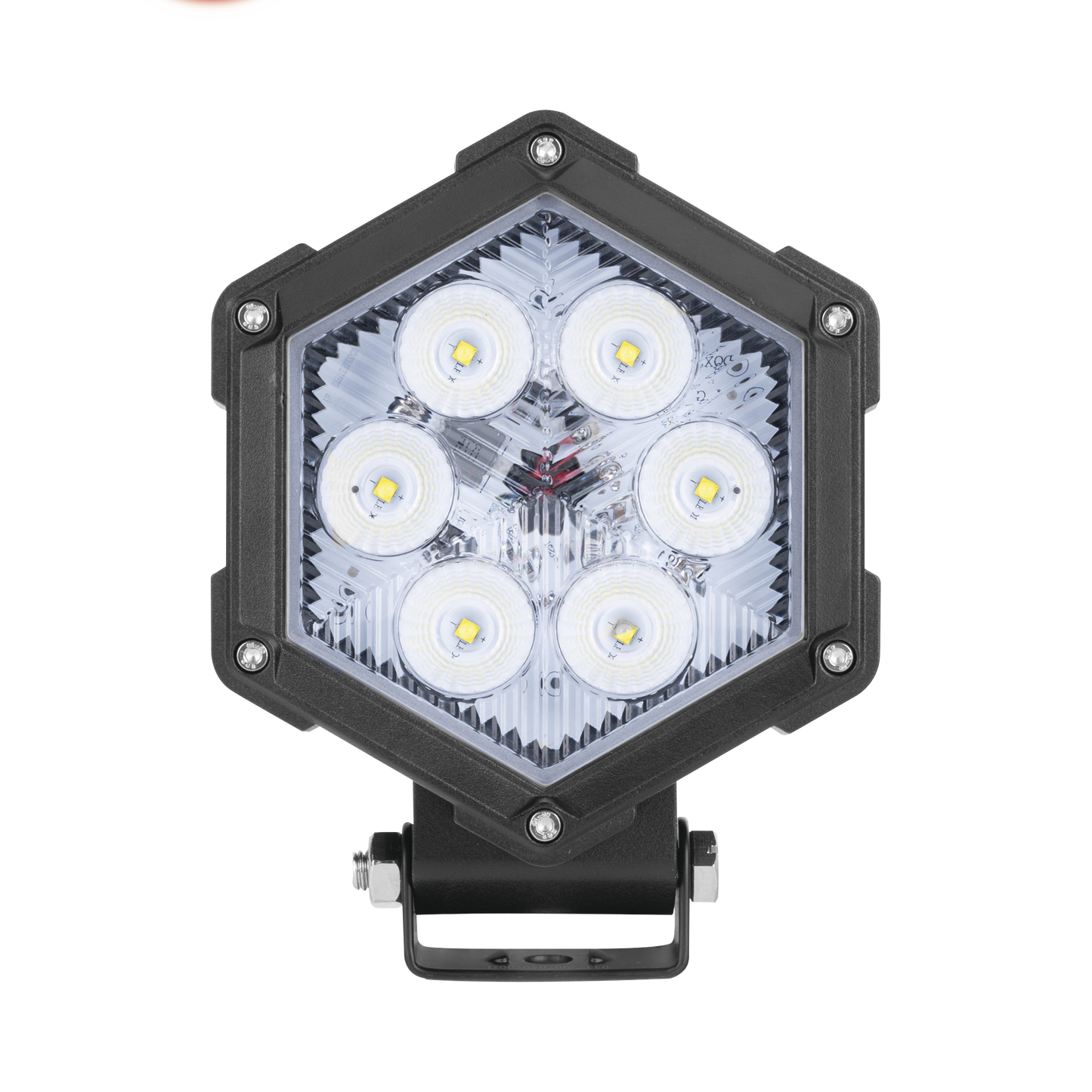 Luz de Trabajo Ultra brillante, 6 Led, 2200 Lumenes, 30 watts, 12-24 Vcc