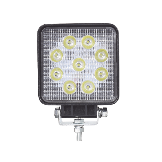 Luz de trabajo de 9 LED , 2300 Lúmenes, 27 Watts, 10-30 Vcc, IP67